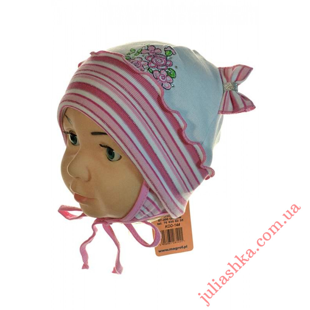 144 MAGROF(44-48р.дитяча трикотажна шапка)