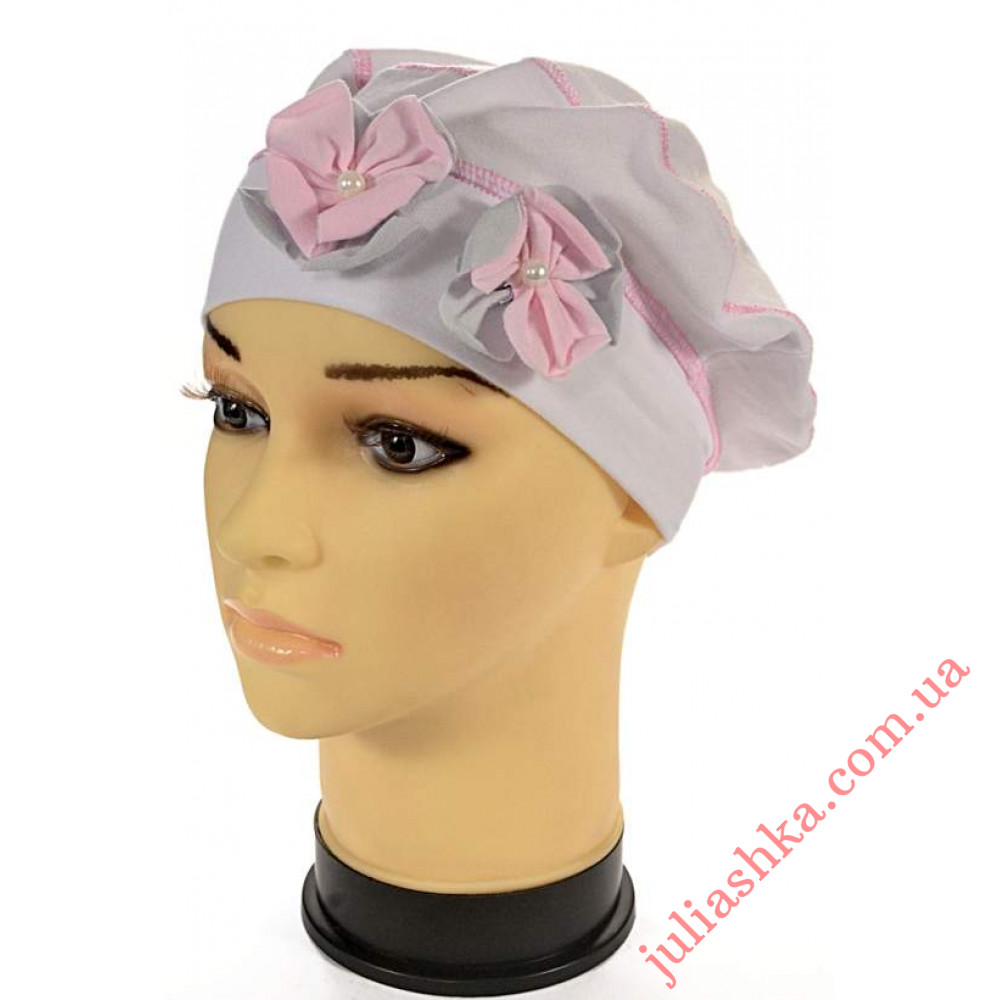 Настурція ELF-KIDS(46-50р.дитячий трикотажний берет)