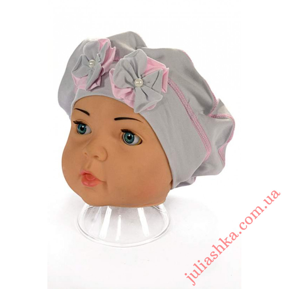 Настурція ELF-KIDS(46-50р.дитячий трикотажний берет)