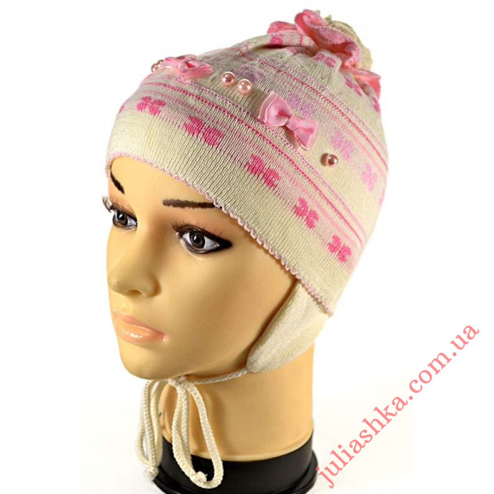 107 AGBO(44-48р.дитяча в’язана шапка)