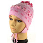 107 AGBO(44-48р.вязаная шапочка для девочек)