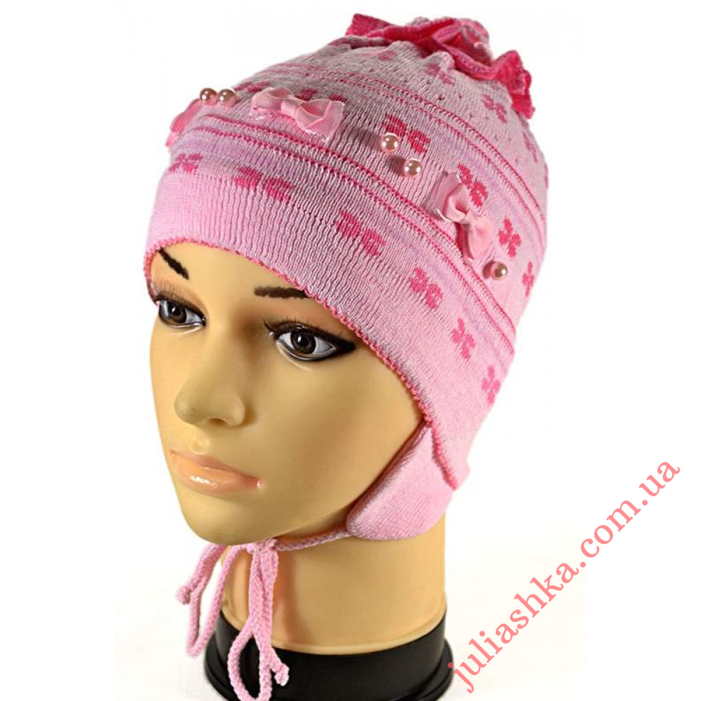 107 AGBO(44-48р.дитяча в’язана шапка)