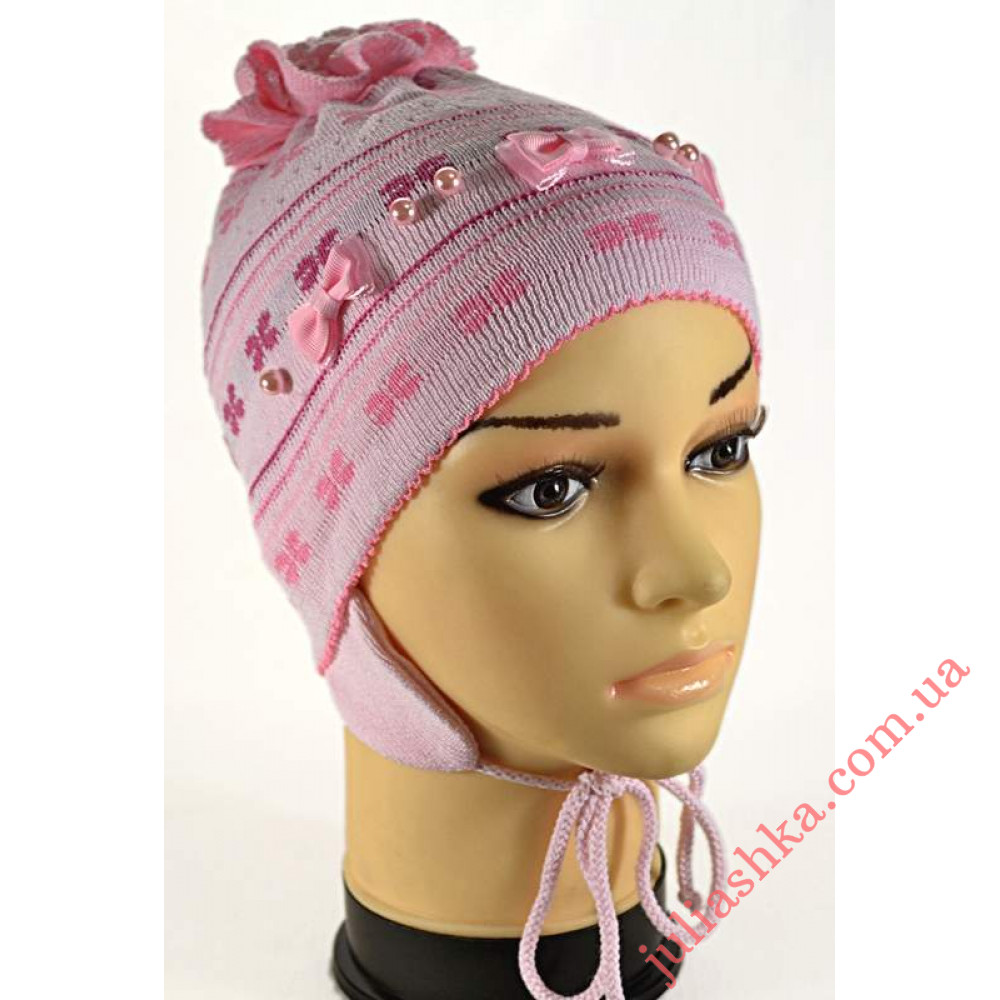 107 AGBO(44-48р.дитяча в’язана шапка)