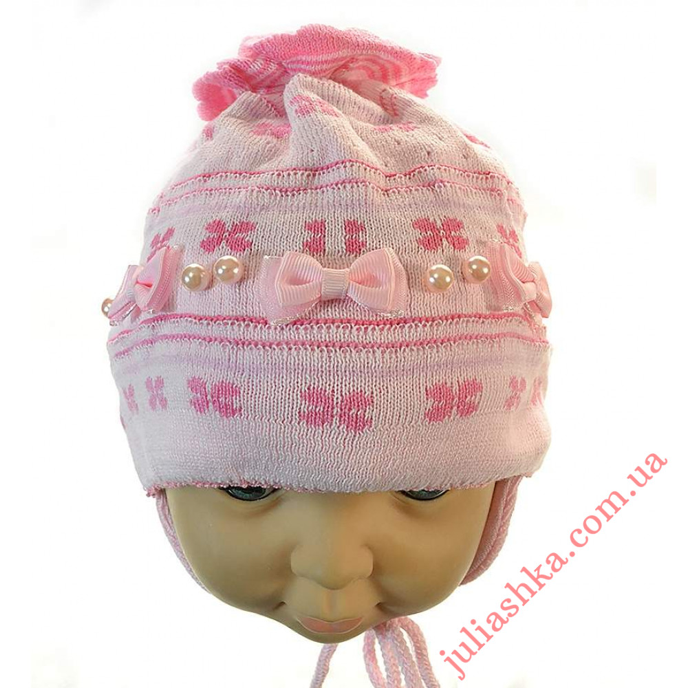 107 AGBO(44-48р.дитяча в’язана шапка)