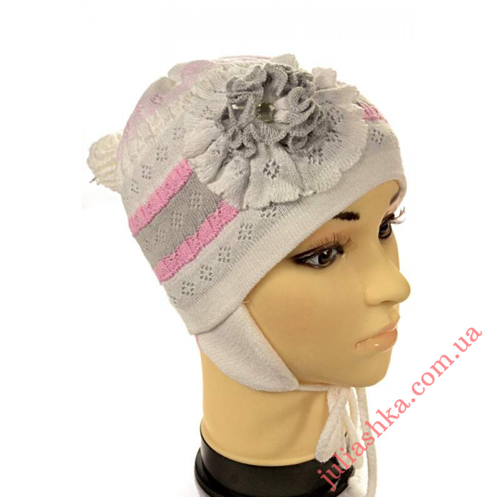 272 AGBO (46-48р.вязаная шапочка для девочек)