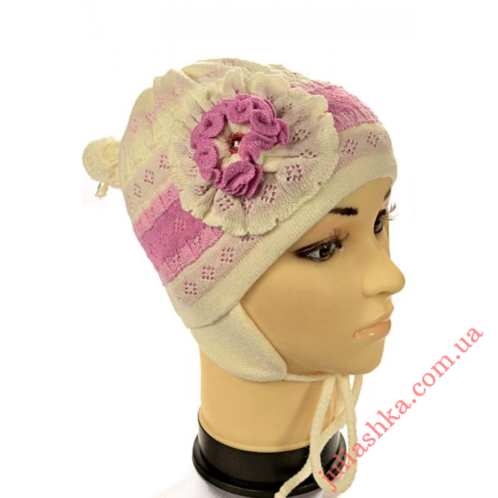 272 AGBO (46-48р.вязаная шапочка для девочек)