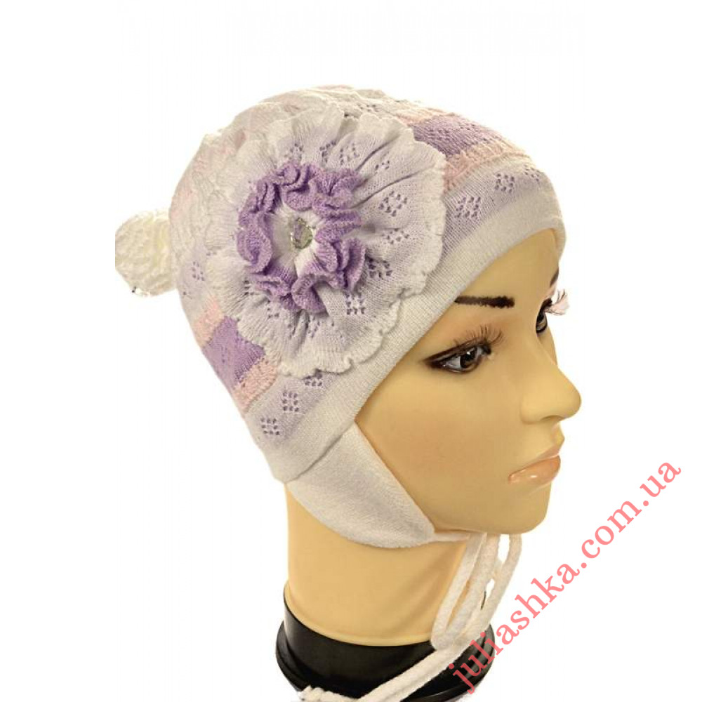 272 AGBO (46-48р.вязаная шапочка для девочек)