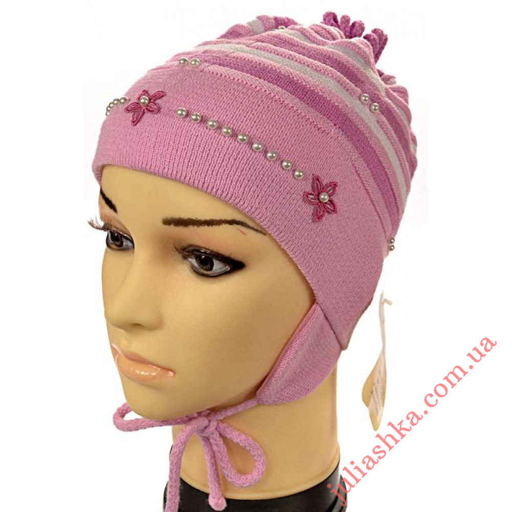 302 AGBO(46-48р.дитяча в’язана шапка)