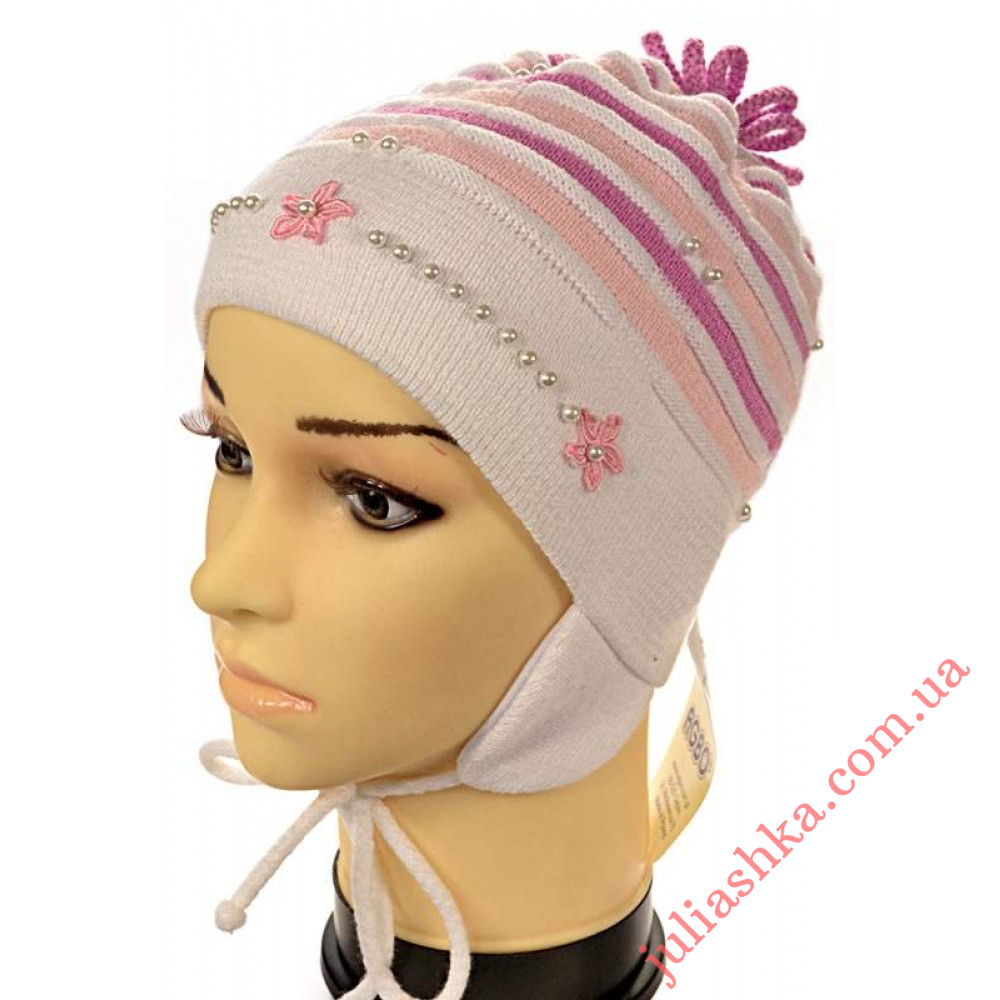 302 AGBO(46-48р.дитяча в’язана шапка)