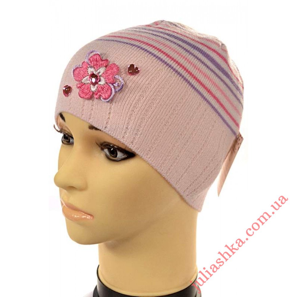 144 AMAL(50-54р.детская вязаная шапка)