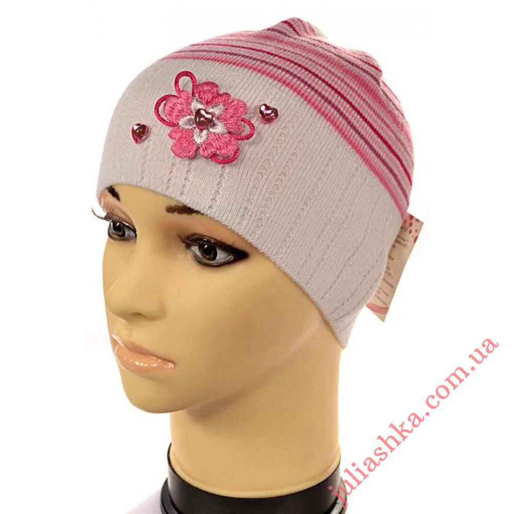 144 AMAL(50-54р.дитяча в'язана шапка)