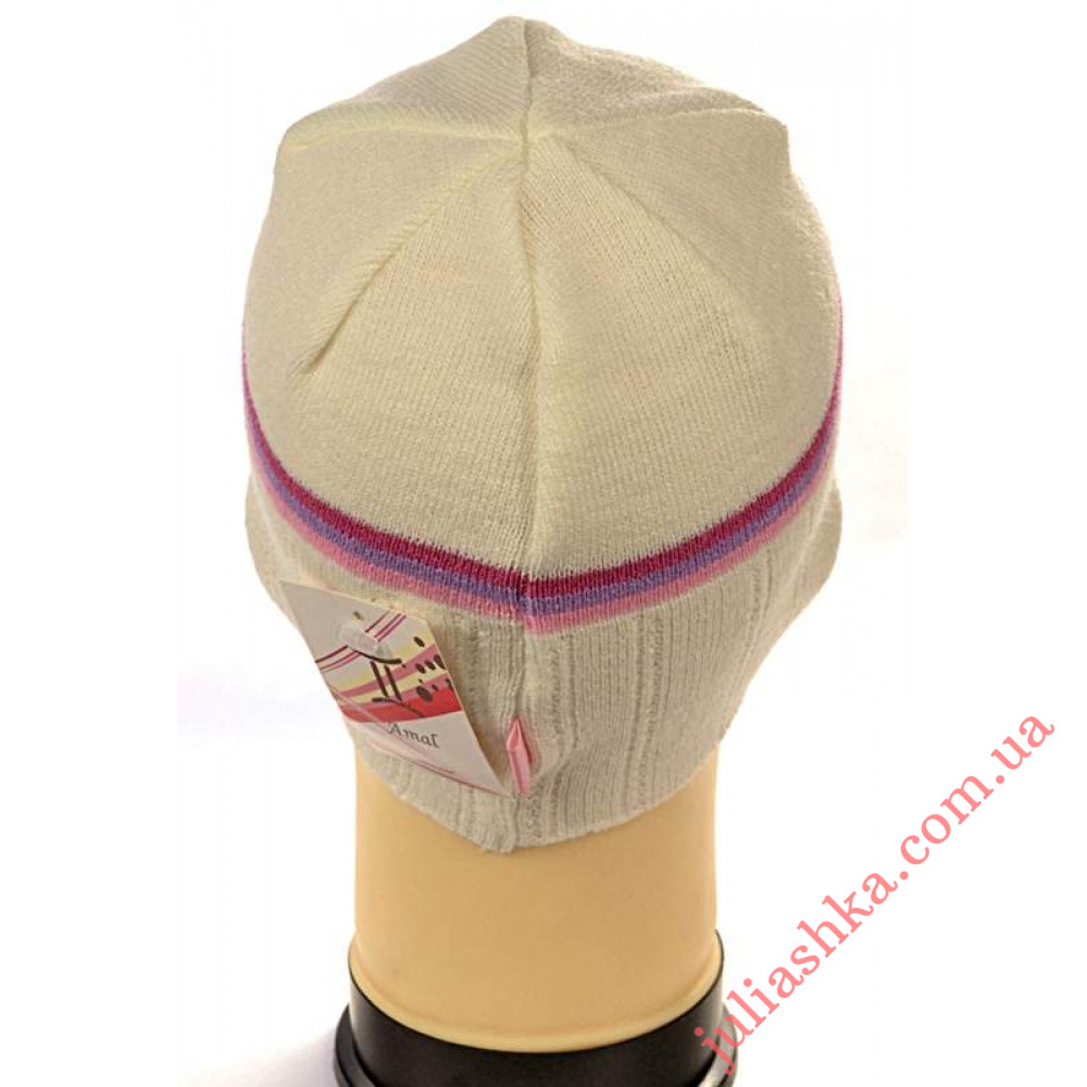 154 AMAL(48-50р.детская вязаная шапка)