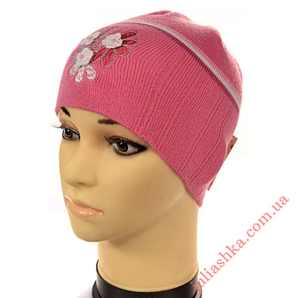 154 AMAL(48-50р.детская вязаная шапка)