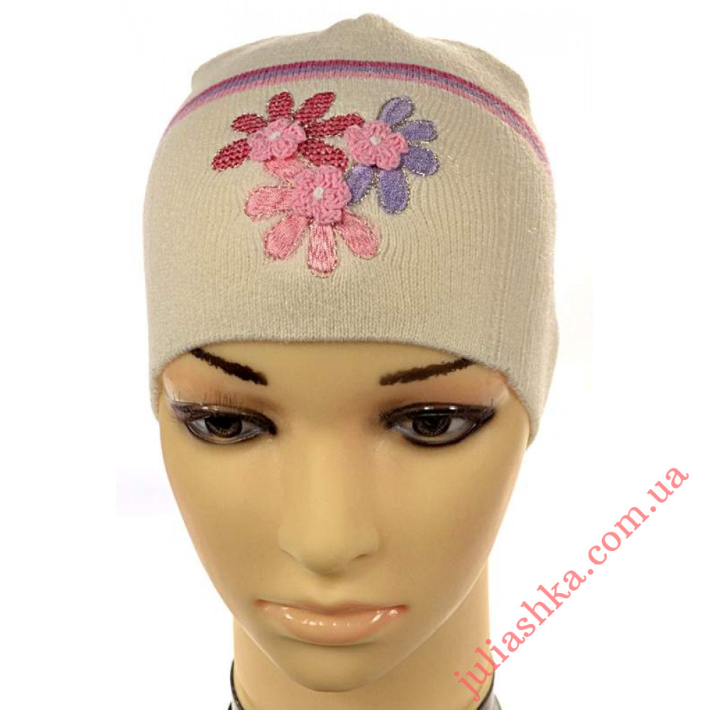 154 AMAL(48-50р.детская вязаная шапка)