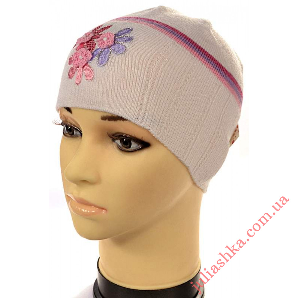 154 AMAL(48-50р.детская вязаная шапка)