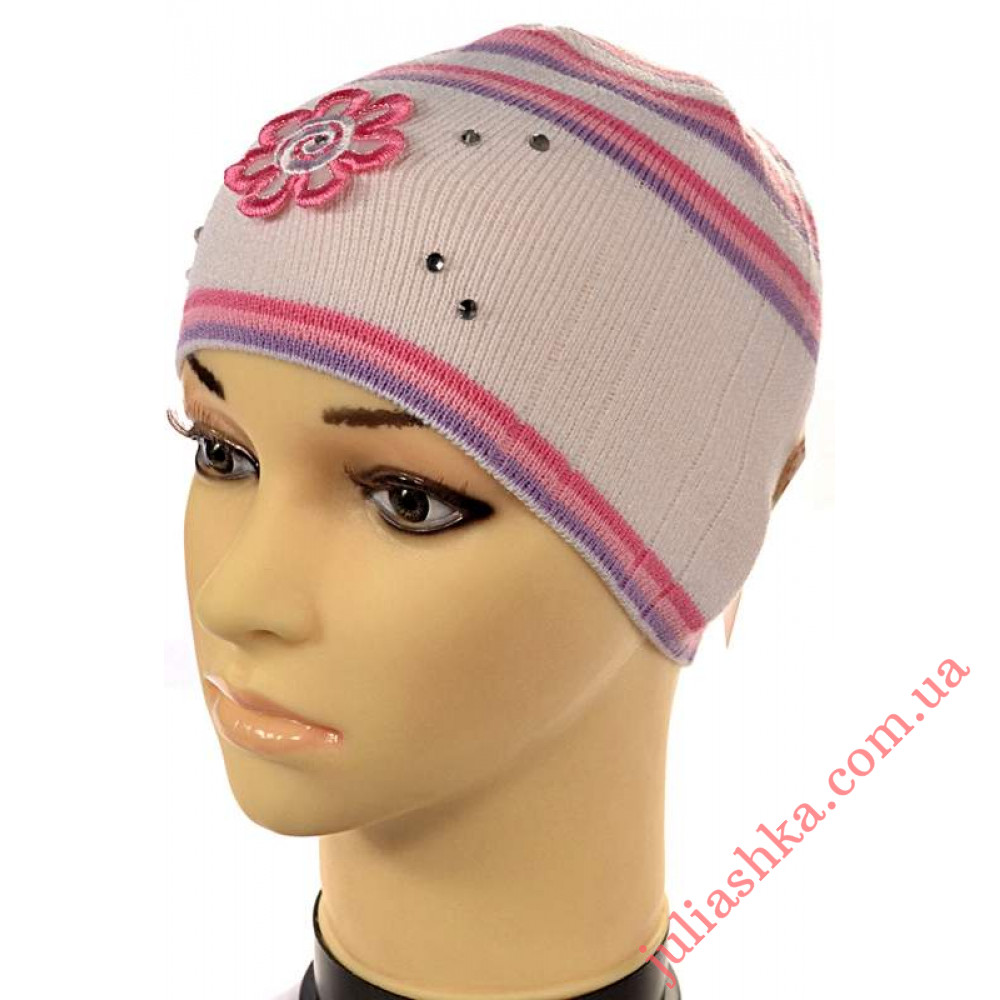 384 AMAL(50-52р.детская вязаная шапка)