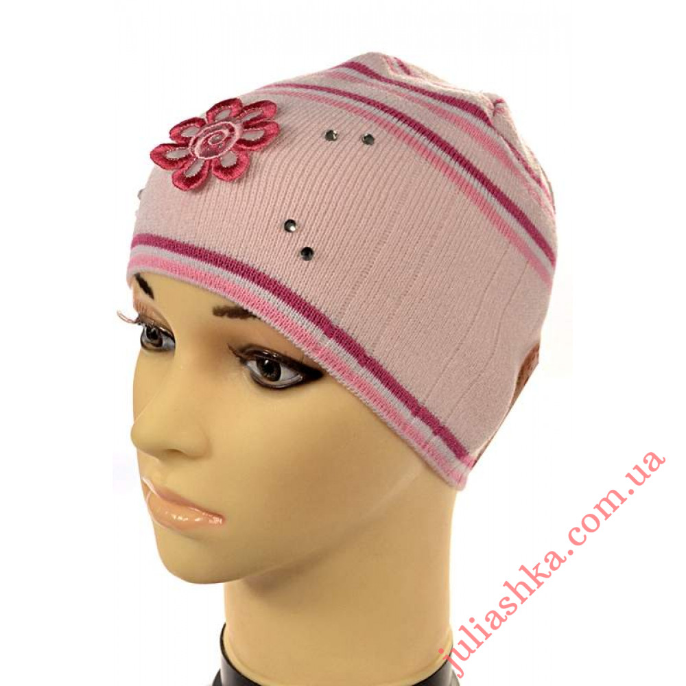 384 AMAL(50-52р.детская вязаная шапка)