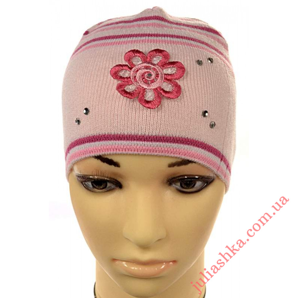 384 AMAL(50-52р.дитяча в'язана шапка)