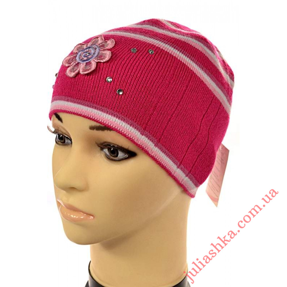 384 AMAL(50-52р.детская вязаная шапка)