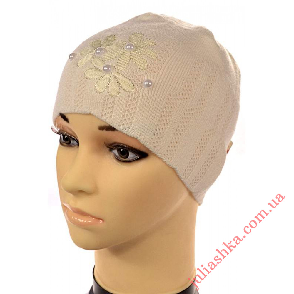 394 AMAL(48-50р.детская вязаная шапка)