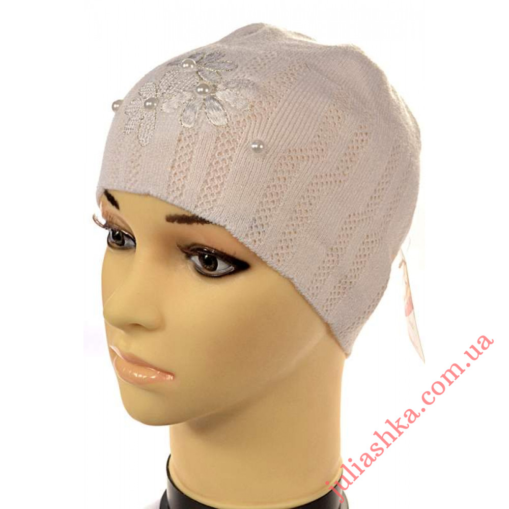 394 AMAL(48-50р.детская вязаная шапка)