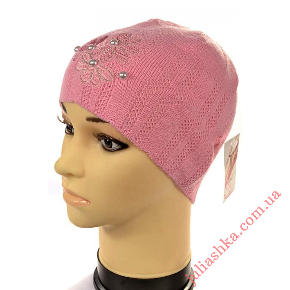 394 AMAL(48-50р.детская вязаная шапка)