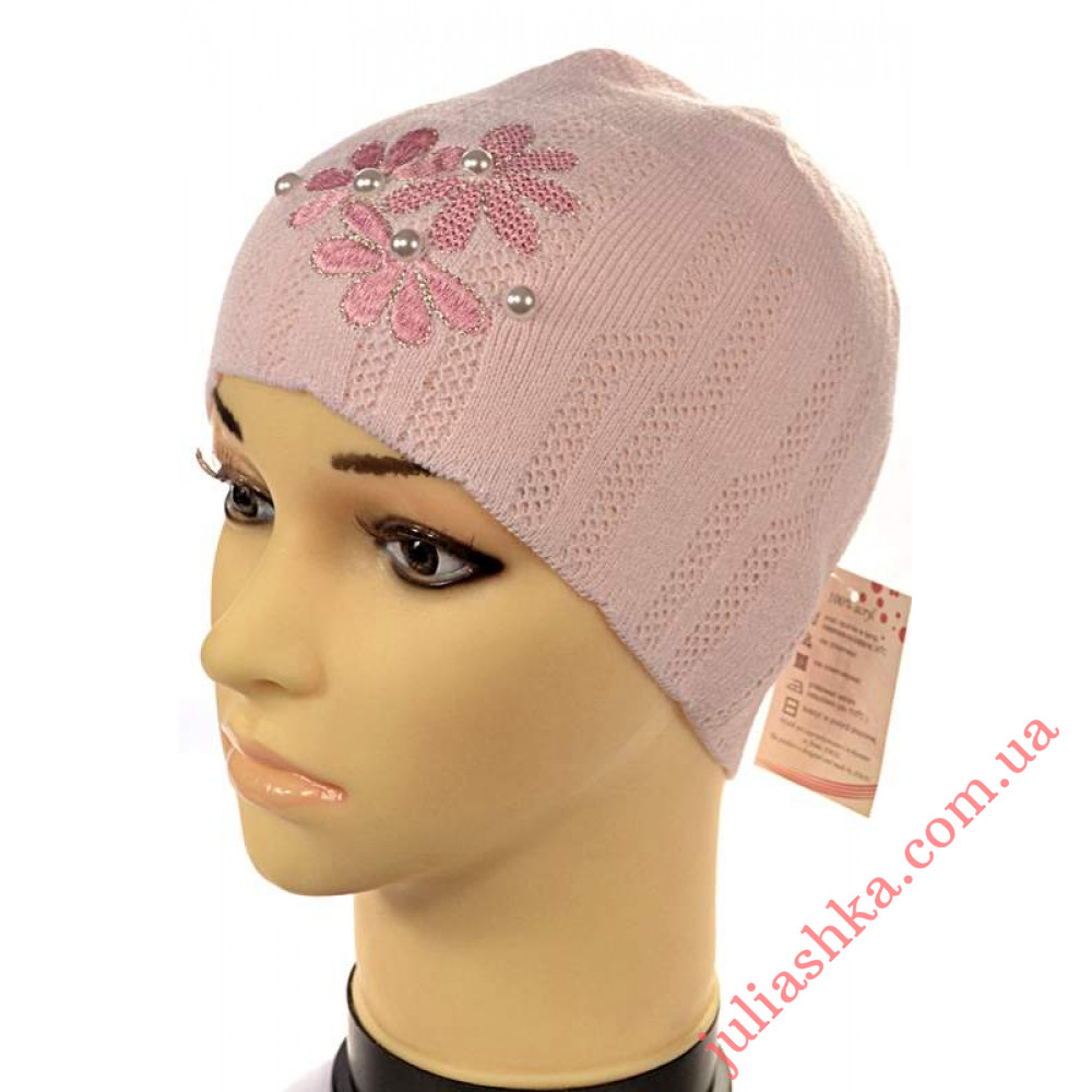 394 AMAL(48-50р.детская вязаная шапка)