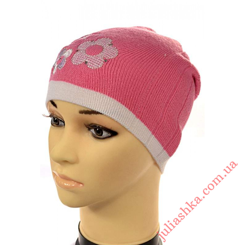 694 AMAL(50-52р.детская вязаная шапка)