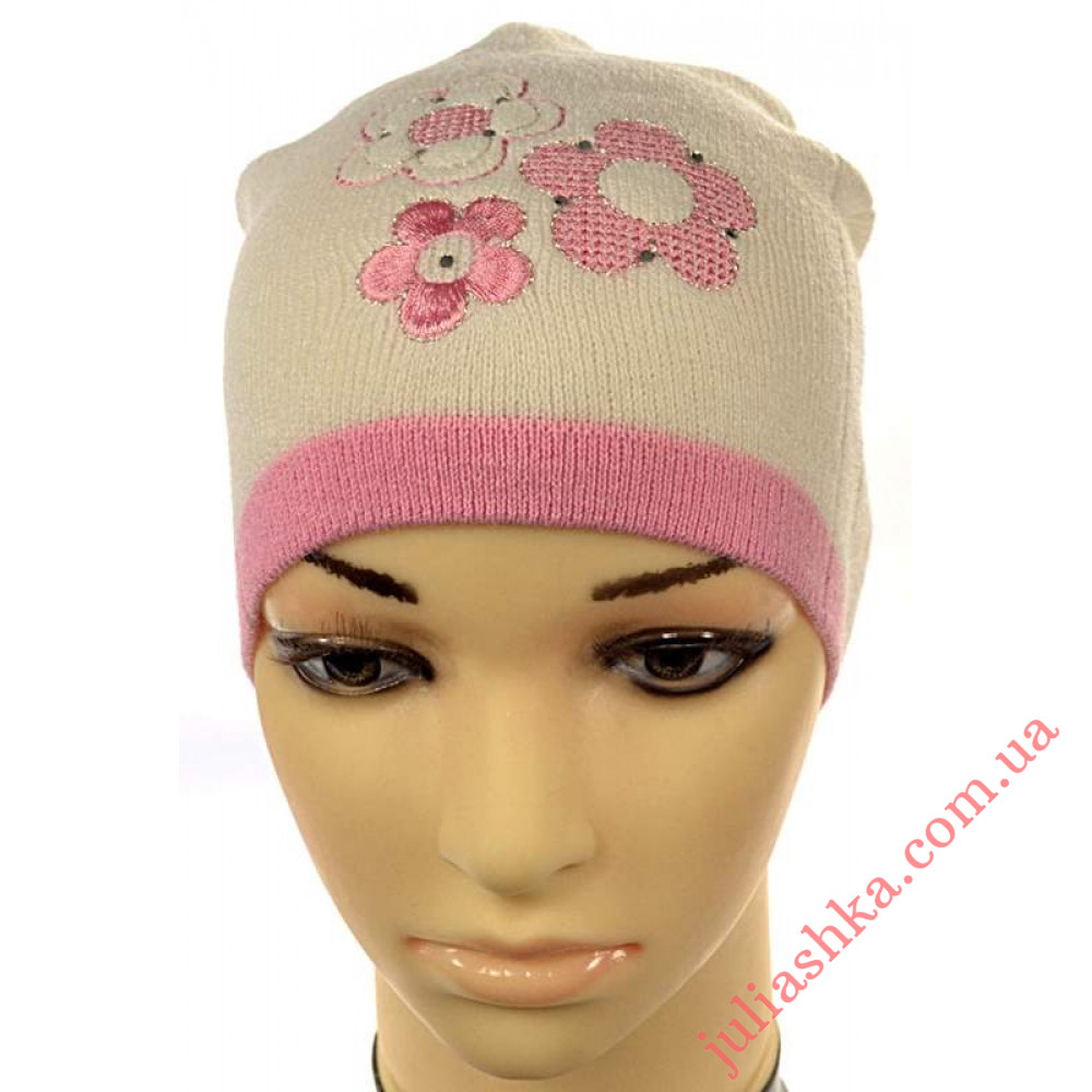 694 AMAL(50-52р.детская вязаная шапка)