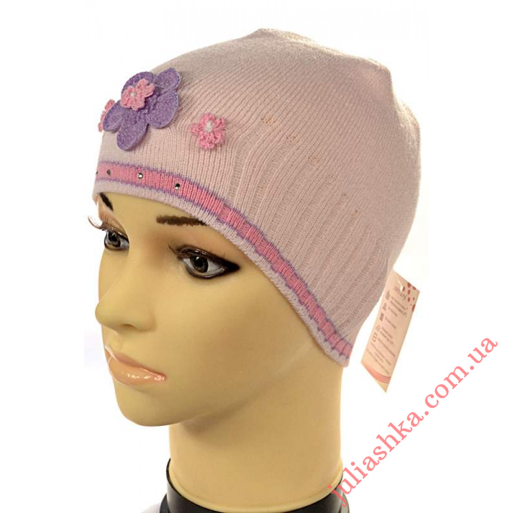604 AMAL(50-52р.детская вязаная шапка)