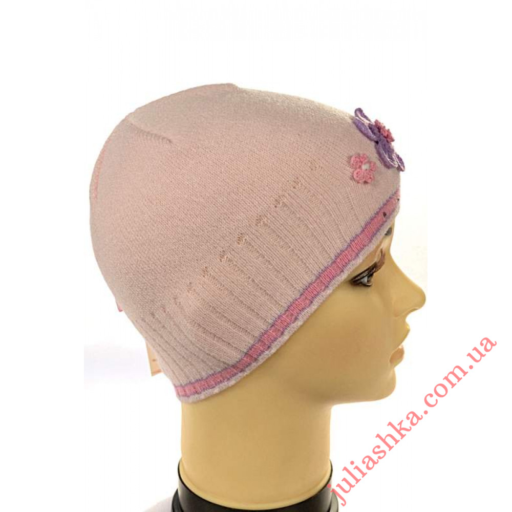 604 AMAL(50-52р.дитяча в'язана шапка)