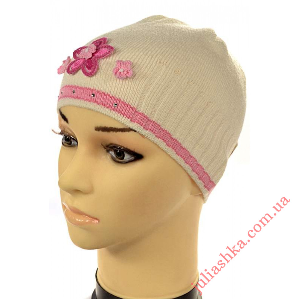 604 AMAL(50-52р.дитяча в'язана шапка)