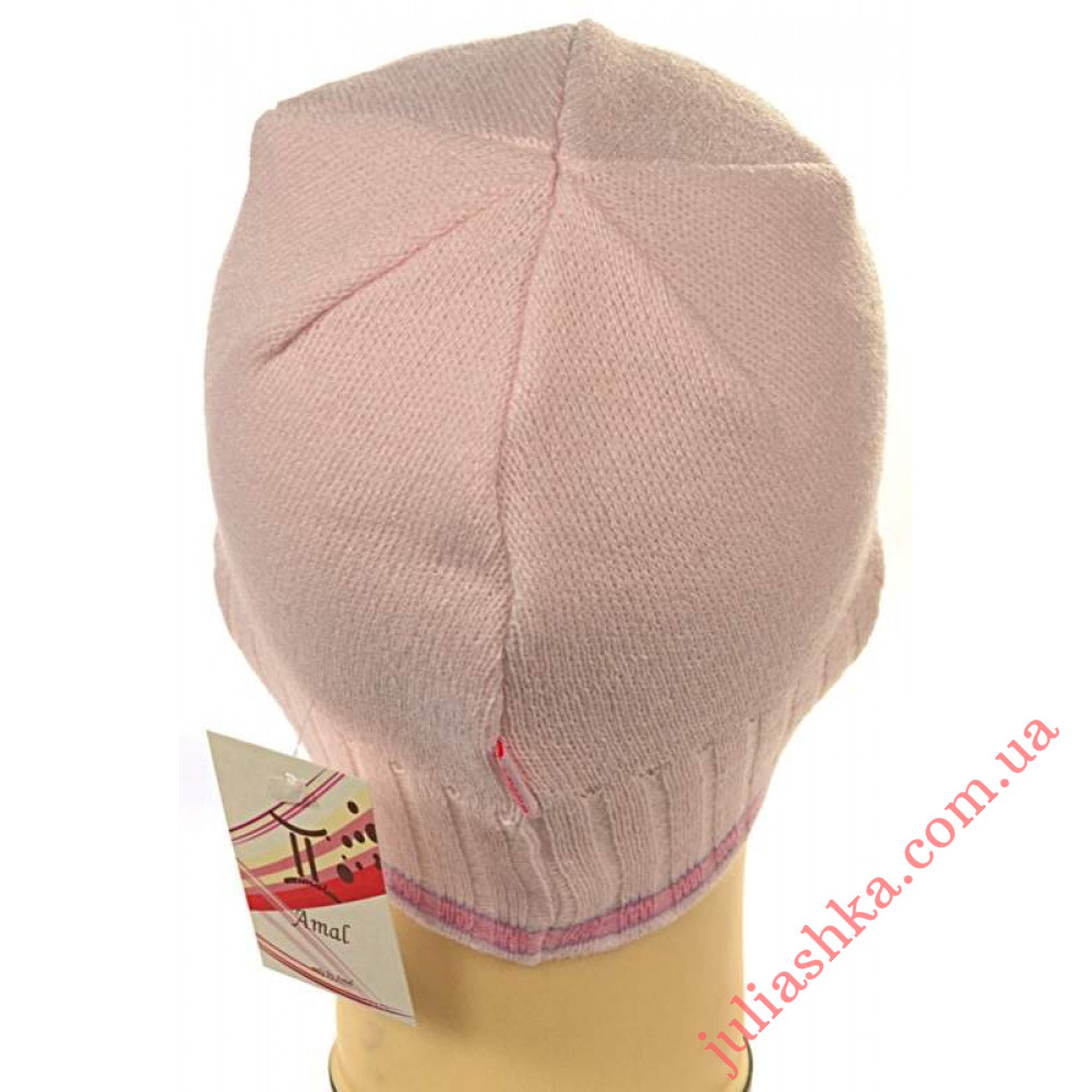 604 AMAL(50-52р.детская вязаная шапка)