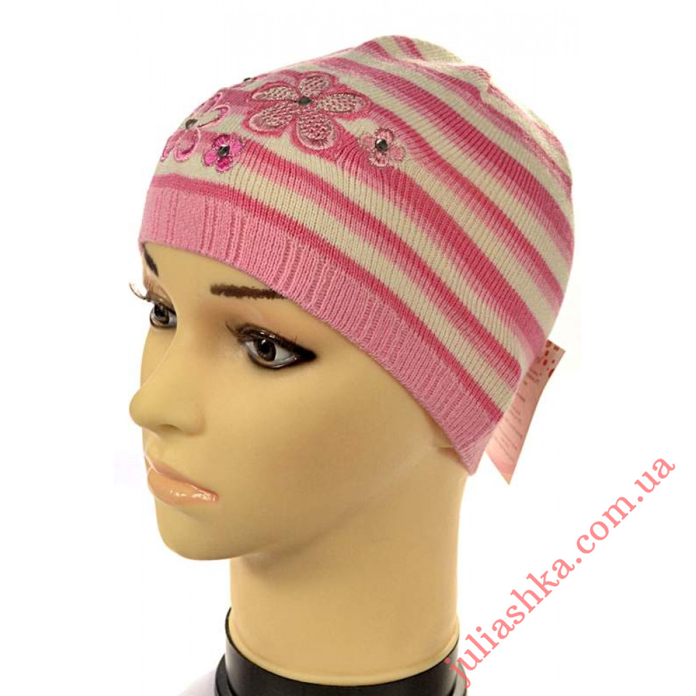 624 AMAL(46-50р.детская вязаная шапка)