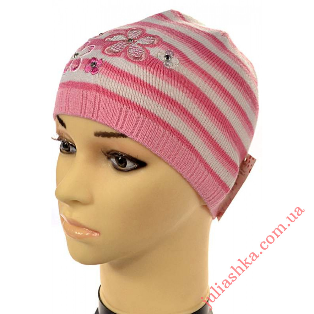 624 AMAL(46-50р.дитяча в'язана шапка)