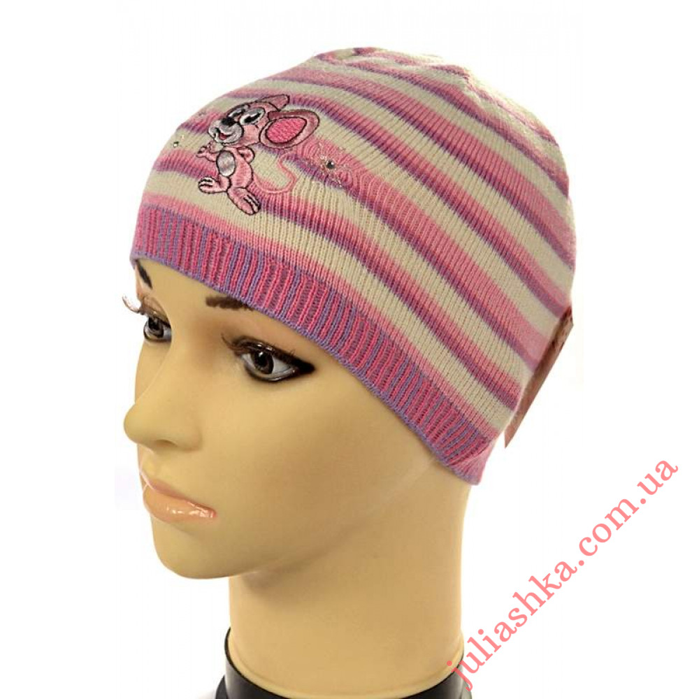 644 AMAL(46-50р.детская вязаная шапка)