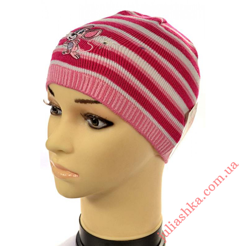 644 AMAL(46-50р.детская вязаная шапка)