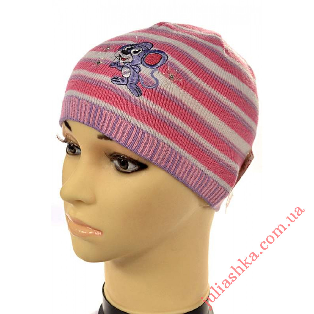 644 AMAL(46-50р.дитяча в'язана шапка)