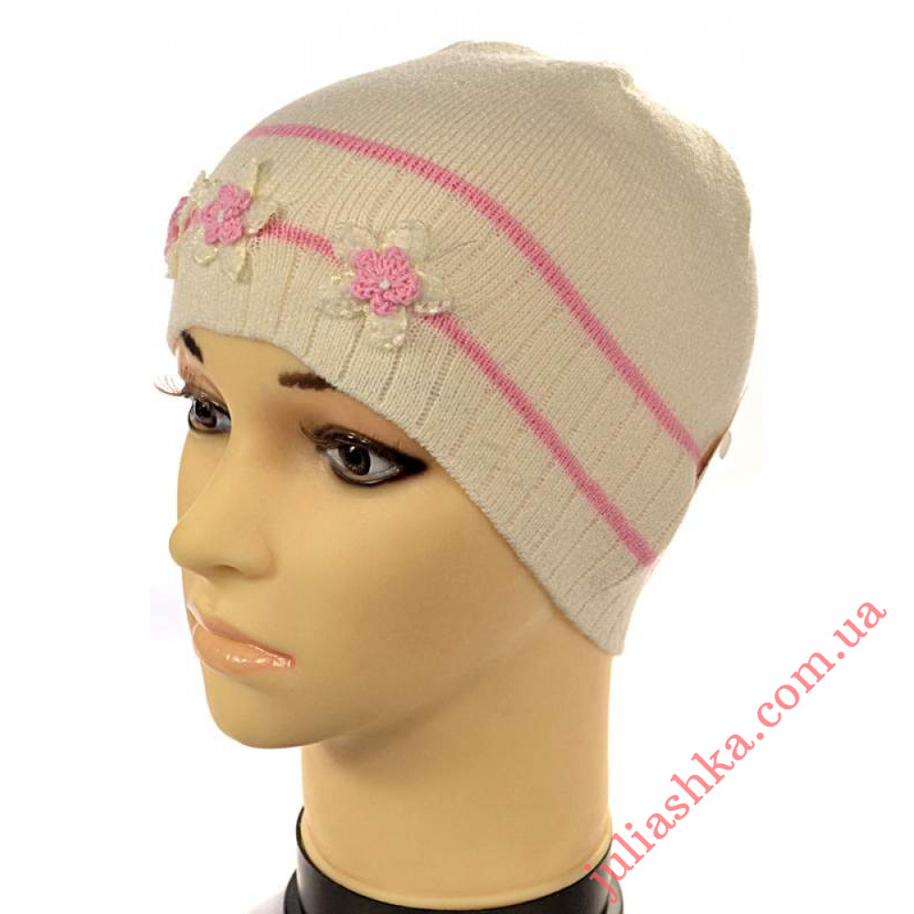 704 AMAL(50-52р.детская вязаная шапка)