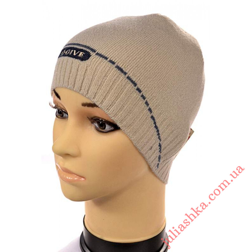 654м.AMAL(50-54р.дитяча в'язана шапка)