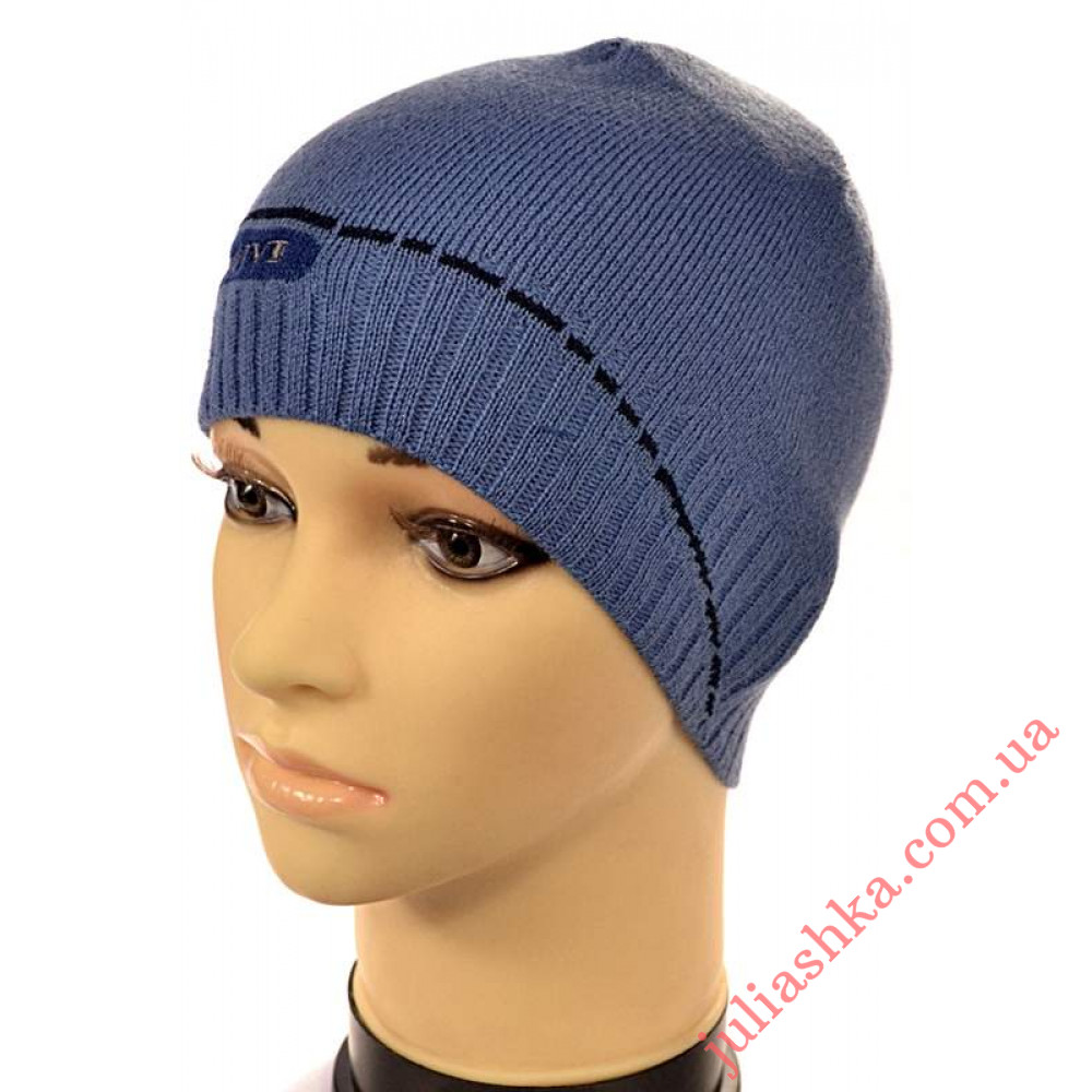 654м.AMAL(50-54р.детская вязаная шапка)