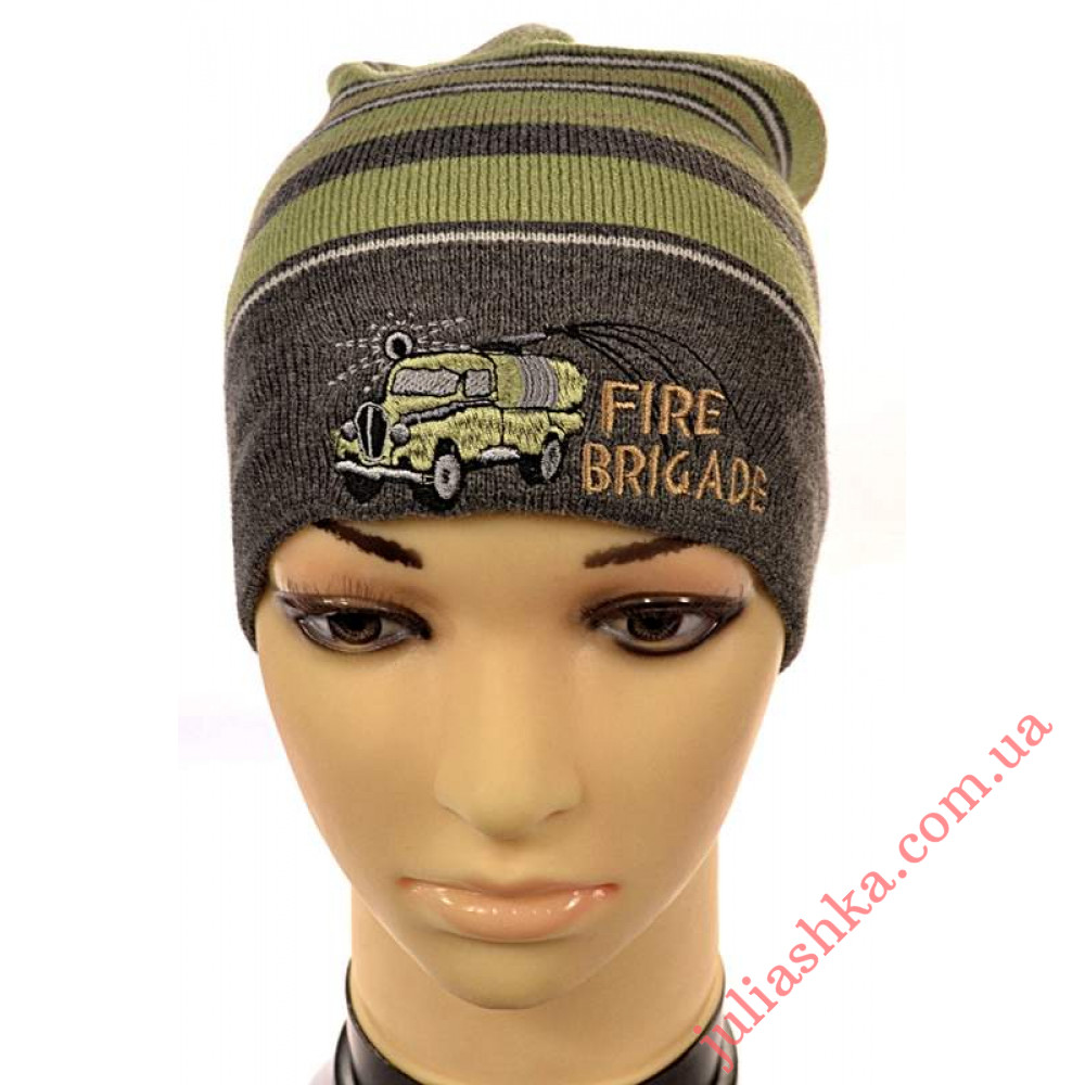 704м. AMAL(48-52р.детская вязаная шапка)