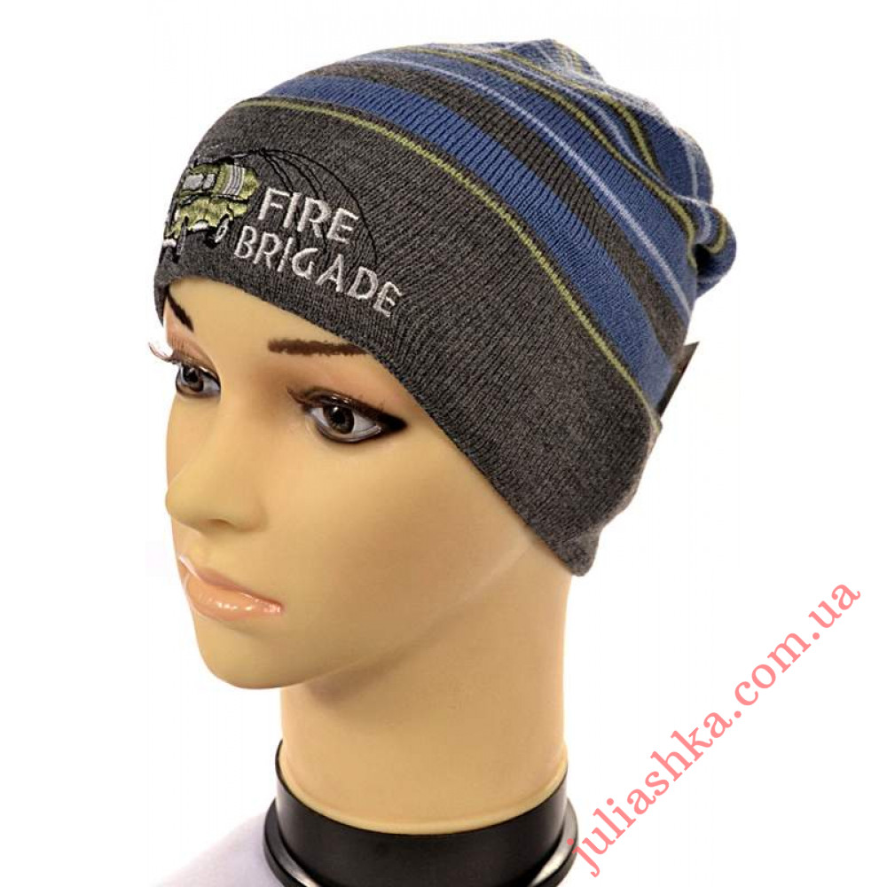 704м. AMAL(48-52р.детская вязаная шапка)