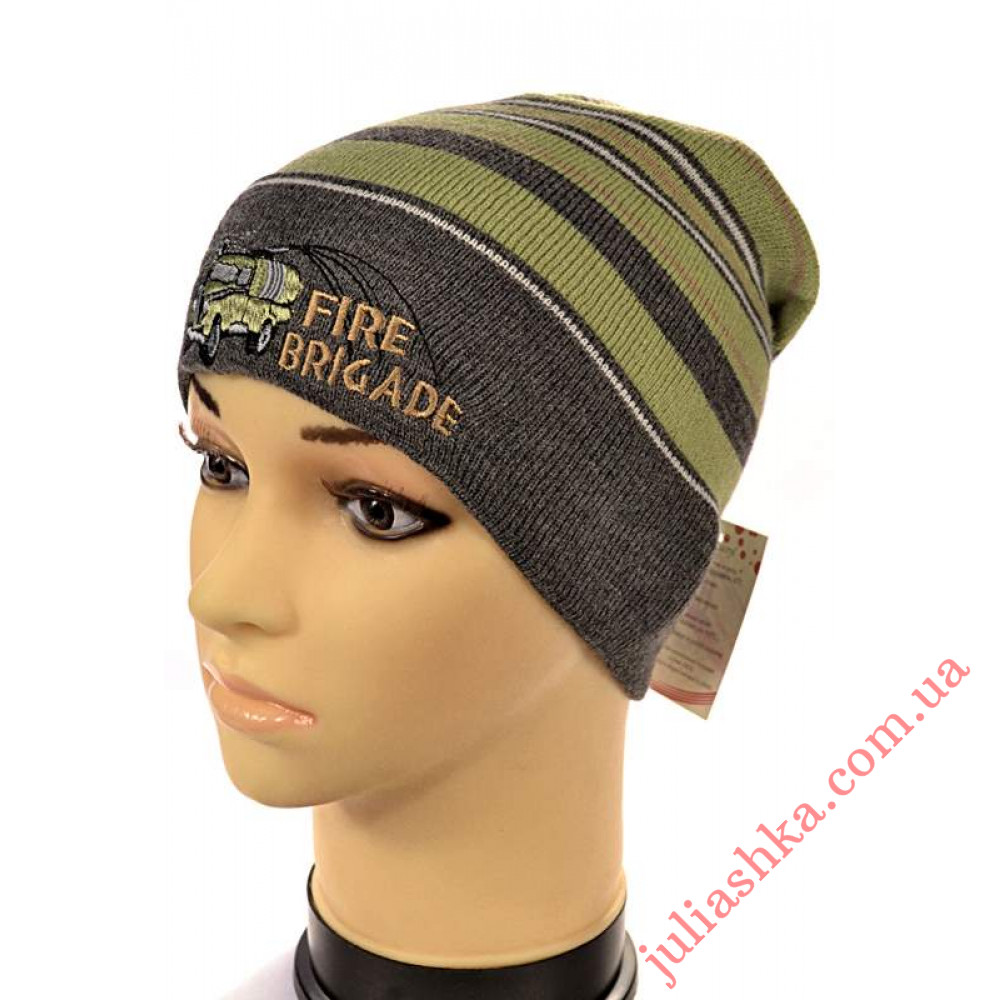 704м. AMAL(48-52р.детская вязаная шапка)