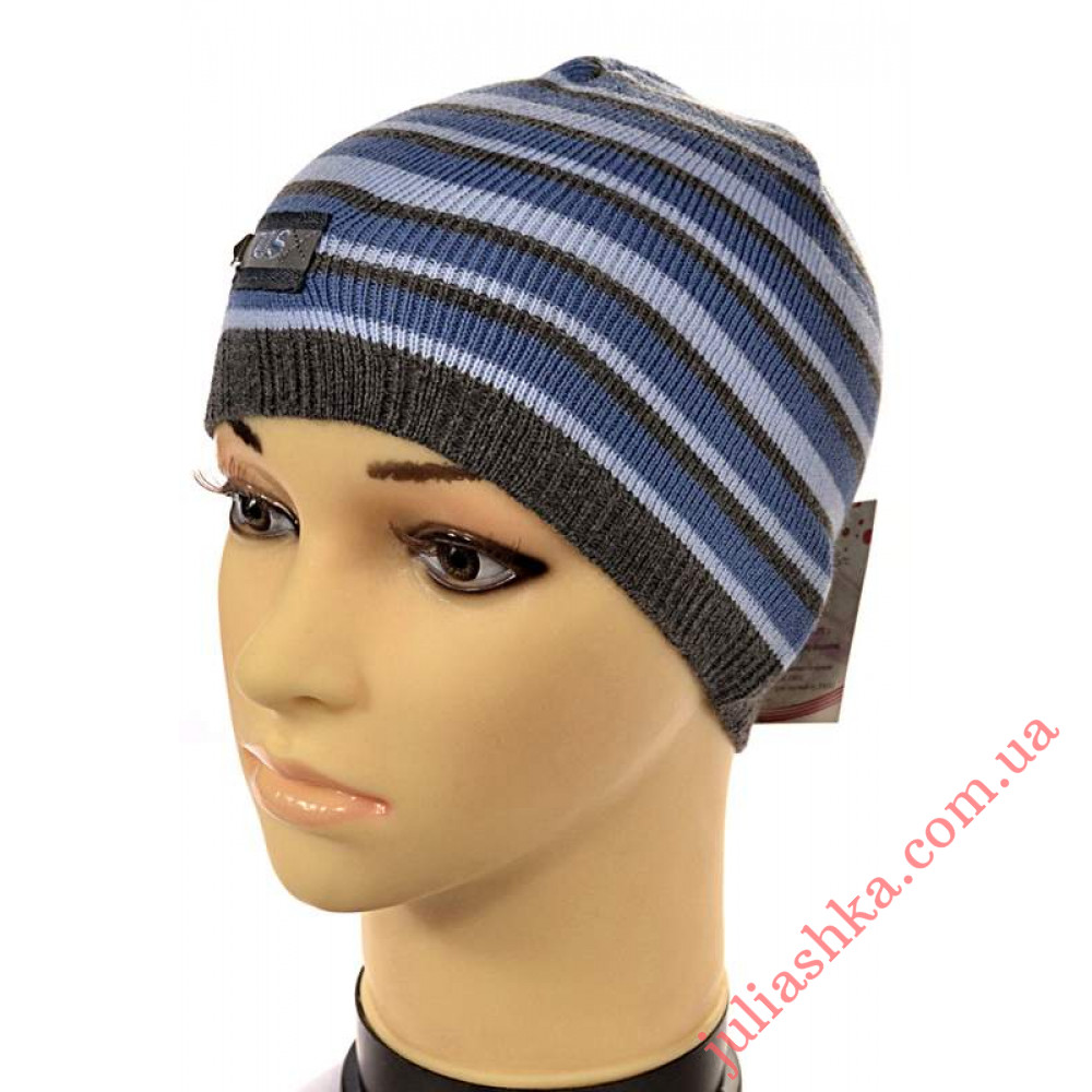 764м. AMAL(50-52р.детская вязаная шапка)