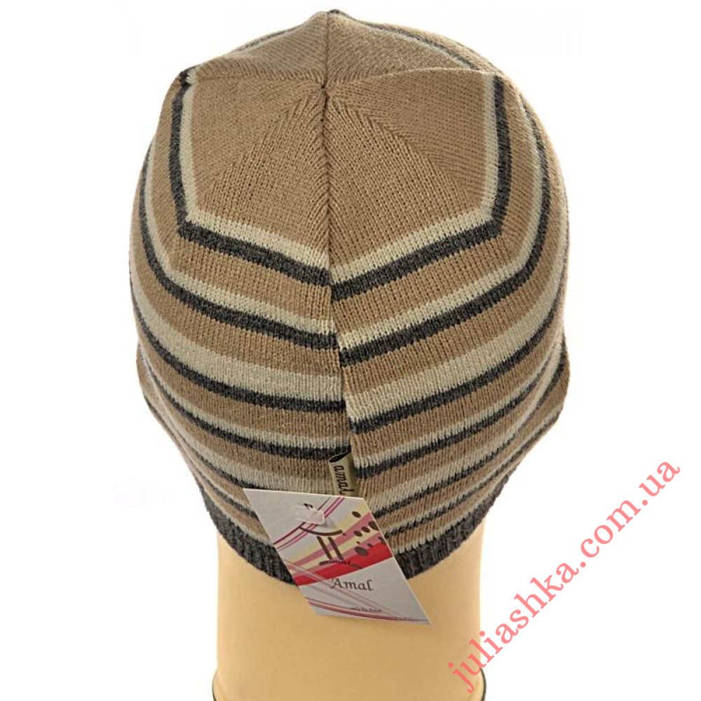 764м. AMAL(50-52р.детская вязаная шапка)