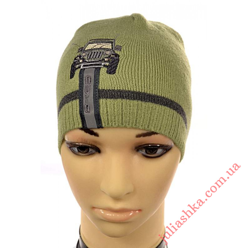 794м. AMAL(48-52р.детская вязаная шапка)