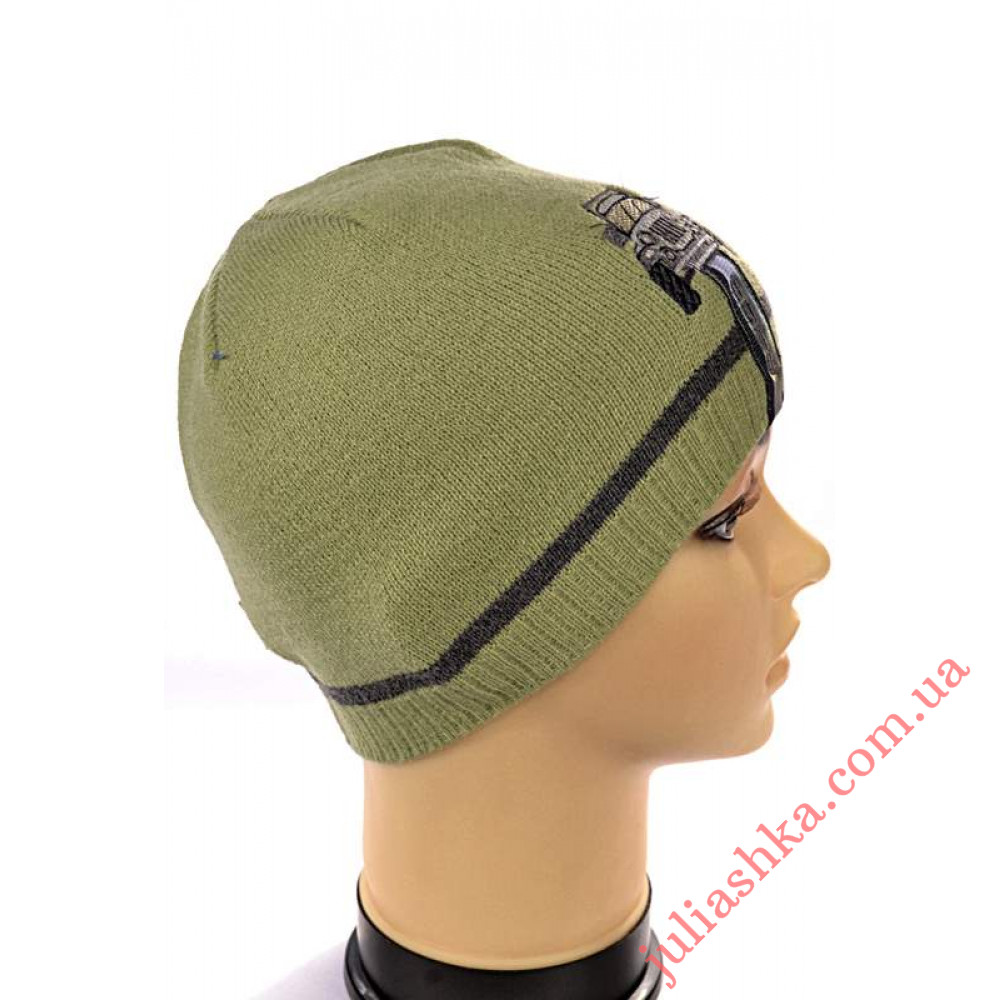 794м. AMAL(48-52р.детская вязаная шапка)