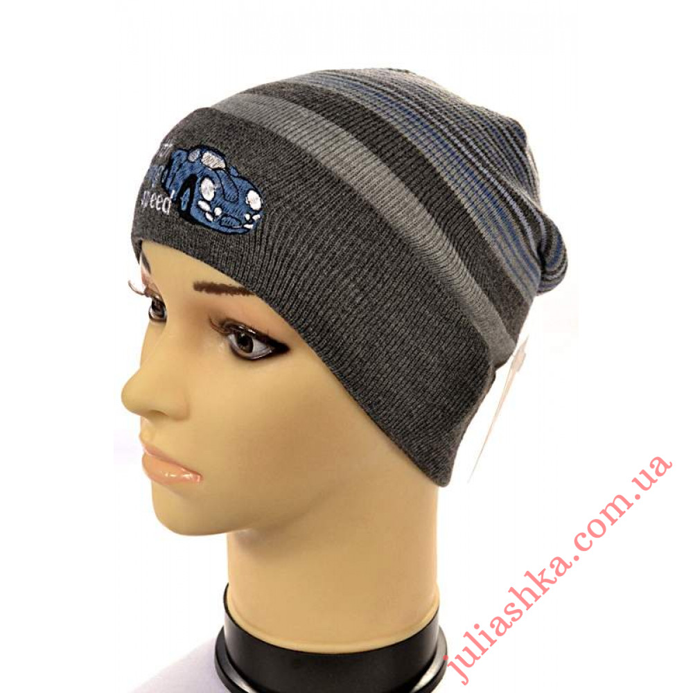 814м. AMAL(50-52р.детская вязаная шапка)