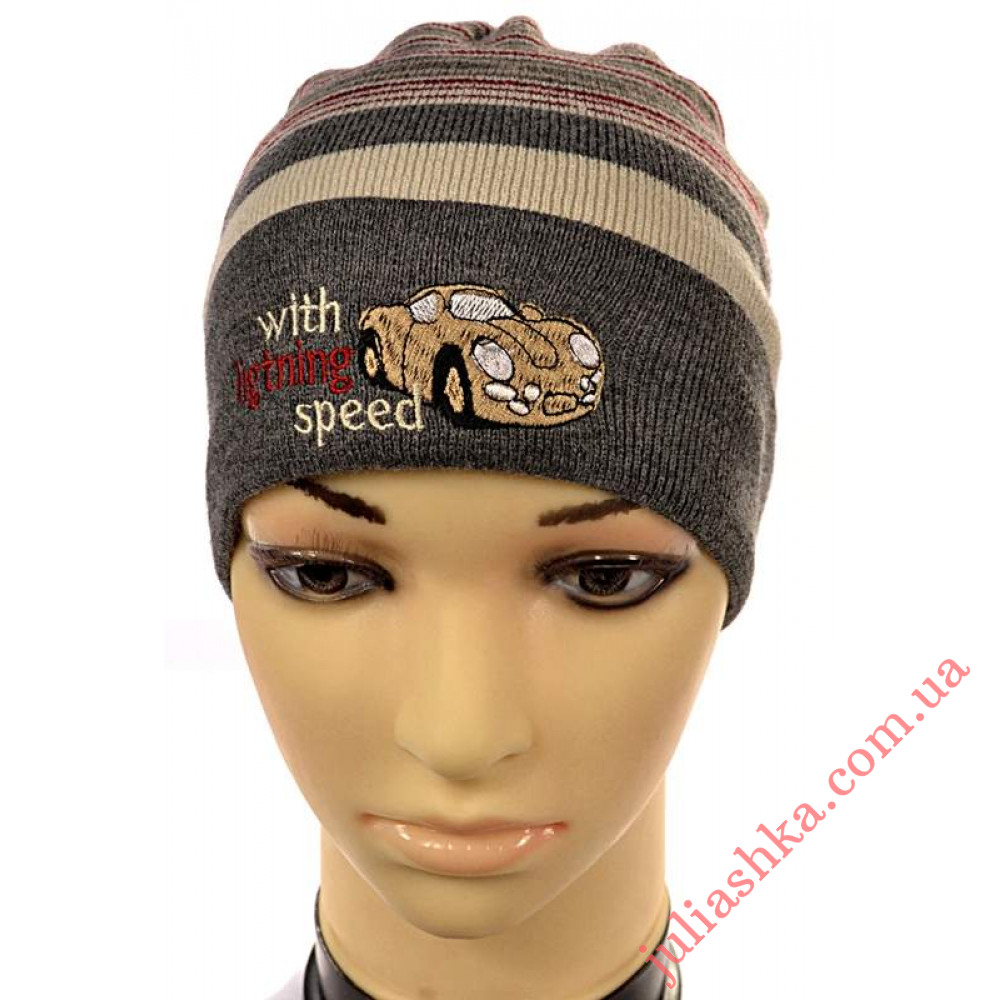 814м. AMAL(50-52р.дитяча в'язана шапка)